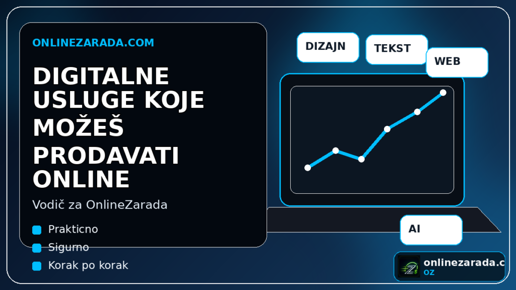 Digitalne usluge koje možeš prodavati online