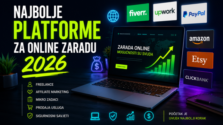 Najbolje platforme za online zaradu u 2026